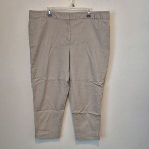 Liz Claiborne Tan Ankle Pants